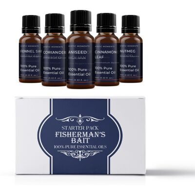 Mystic Moments Fisherman'S Appât Huile Essentielle Cadeau Starter Lot 5 X 10ml - Publicité Mystic Moments Fisherman'S Appât Huile Essentielle Cadeau Starter Lot 5 X 10ml - Publicité