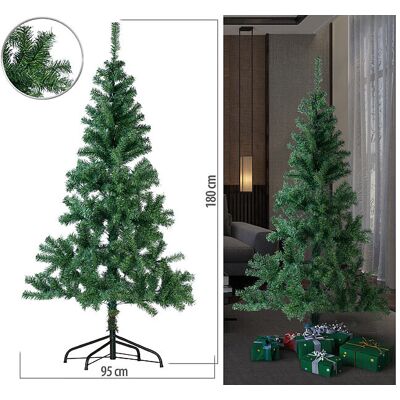 Sapin De Noël Artificiel 180 cm - Infactory - Publicité Sapin De Noël Artificiel 180 cm - Infactory - Publicité