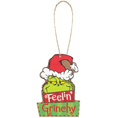 Pms International Grinch Sapin De Noël Décorations 8cm Suspension En Bois Ornement - - Publicité Pms International Grinch Sapin De Noël Décorations 8cm Suspension En Bois Ornement - - Publicité