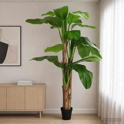 Arbre De Bananier Artificiel Vert 125 X 25 X 250 Cm Vidaxl - Publicité Arbre De Bananier Artificiel Vert 125 X 25 X 250 Cm Vidaxl - Publicité