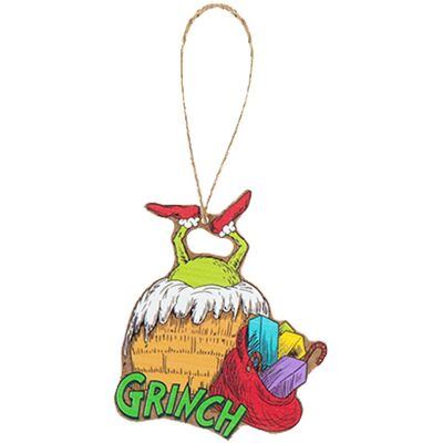 Pms International Grinch Sapin De Noël Décorations 8cm Suspension En Bois Ornement Cheminée - Publicité Pms International Grinch Sapin De Noël Décorations 8cm Suspension En Bois Ornement Cheminée - Publicité