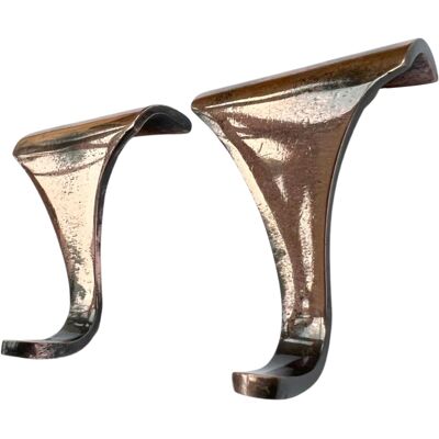 Thorness Pack Of 2 Distressed Copper Picture Rail Hook 2 Inches / 50mm - Publicité Thorness Pack Of 2 Distressed Copper Picture Rail Hook 2 Inches / 50mm - Publicité