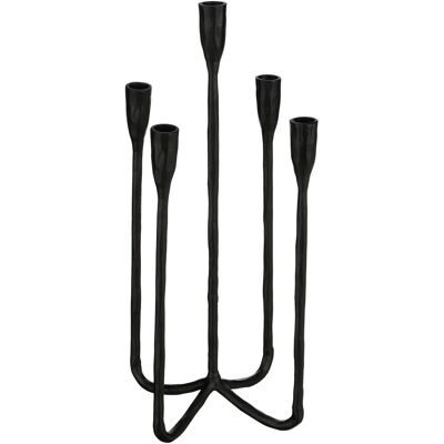 Mica Decorations Christy Chandelier - L23 X L23 X H44 Cm - Noir - Publicité Mica Decorations Christy Chandelier - L23 X L23 X H44 Cm - Noir - Publicité