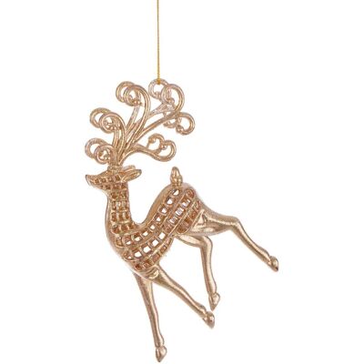Bizzotto Décoration Pendentif Renne Or Polyéthylène Décoration Arbre Noël - Publicité Bizzotto Décoration Pendentif Renne Or Polyéthylène Décoration Arbre Noël - Publicité