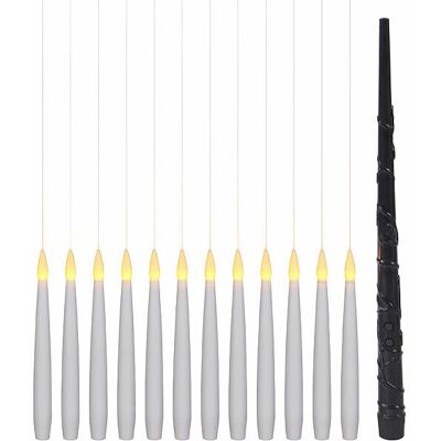 12 bougies Led À Suspendre Avec Télécommande Baguette Magique - Lunartec - Publicité 12 bougies Led À Suspendre Avec Télécommande Baguette Magique - Lunartec - Publicité