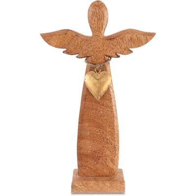 Artemis Figurine D'Ange En Bois, Ange Décoratif, Figurine Ornementale Debout, 26 Cm - Publicité Artemis Figurine D'Ange En Bois, Ange Décoratif, Figurine Ornementale Debout, 26 Cm - Publicité