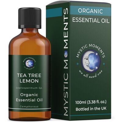 Mystic Moments Tea Tree Citron Huile Essentielle Organique - 100ml - Publicité Mystic Moments Tea Tree Citron Huile Essentielle Organique - 100ml - Publicité