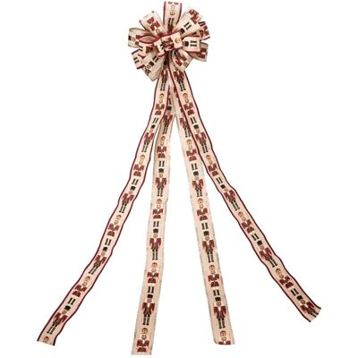 Artemis Nœud De Noël Décoratif, Grand Nœud, Pointe Ornementale Pour Sapin De Noël - Publicité Artemis Nœud De Noël Décoratif, Grand Nœud, Pointe Ornementale Pour Sapin De Noël - Publicité