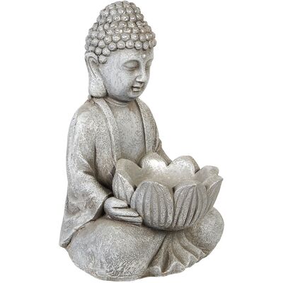 Beliani Figurine Décorative En Mgo Forme De Boudha Extérieur Accessoire De Jardin - Publicité Beliani Figurine Décorative En Mgo Forme De Boudha Extérieur Accessoire De Jardin - Publicité