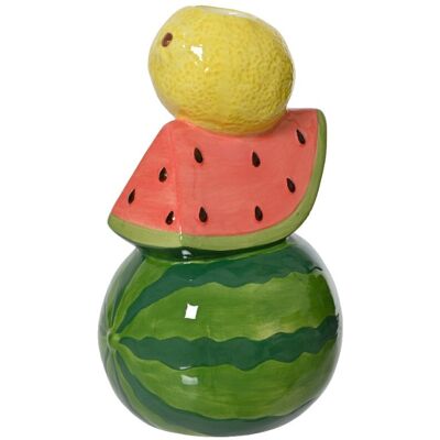 Sans Marque Wazon Dekoracyjny Porcelanowy Dolomit Wysokość 21cm Arbuz Cytryna - Publicité Sans Marque Wazon Dekoracyjny Porcelanowy Dolomit Wysokość 21cm Arbuz Cytryna - Publicité