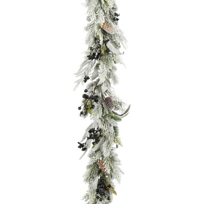 Mica Decorations Vesper Guirlande Avec Pommes De Pin - L180 X L15 X H10 Cm - Ver - Publicité Mica Decorations Vesper Guirlande Avec Pommes De Pin - L180 X L15 X H10 Cm - Ver - Publicité