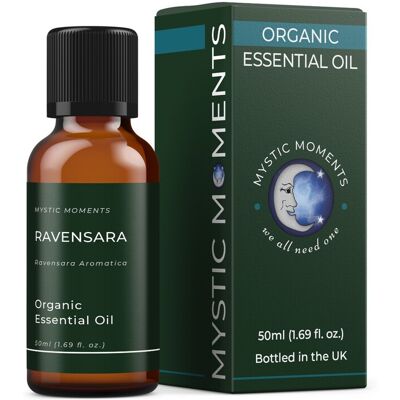 Mystic Moments Huile Essentielle Bio Ravensara - Flacon Verre 50 Ml - Publicité Mystic Moments Huile Essentielle Bio Ravensara - Flacon Verre 50 Ml - Publicité