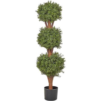 Beliani Plante Artificielle en Pot Buxus Boule - Usage Intérieur Extérieur - Publicité Beliani Plante Artificielle en Pot Buxus Boule - Usage Intérieur Extérieur - Publicité