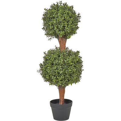 Beliani Arbre Artificiel en Pot - Vert - 92 cm - Plante artificielle - Publicité Beliani Arbre Artificiel en Pot - Vert - 92 cm - Plante artificielle - Publicité