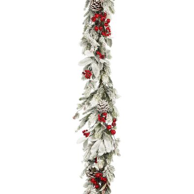 Mica Decorations Belfort Guirlande De Noël Artificielle - L178 Cm - Vert - Publicité Mica Decorations Belfort Guirlande De Noël Artificielle - L178 Cm - Vert - Publicité