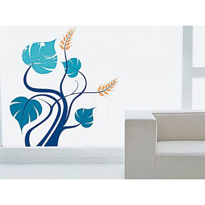 Autocollant Mural - ''Arbre Bleu'' - Infactory - Publicité Autocollant Mural - ''Arbre Bleu'' - Infactory - Publicité