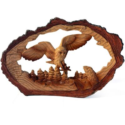 Thorness Ornement Hibou Volant Figurine Faune Forêt Bois - Publicité Thorness Ornement Hibou Volant Figurine Faune Forêt Bois - Publicité