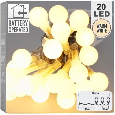 Artemis Guirlande Lumineuse De Sapin De Noël À Piles, 20 Led, 200 Cm - Publicité Artemis Guirlande Lumineuse De Sapin De Noël À Piles, 20 Led, 200 Cm - Publicité
