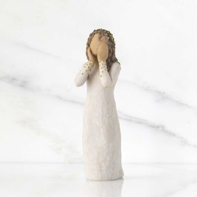 Willow Tree Statuette Ange De Noël Littlest 12,7 Cm Résine - Publicité Willow Tree Statuette Ange De Noël Littlest 12,7 Cm Résine - Publicité