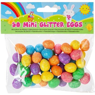 Pms International Pâques Paillette Œufs 50 Paquet 2cm Multicolore Décorations, Capot Making, Oeuf - Publicité Pms International Pâques Paillette Œufs 50 Paquet 2cm Multicolore Décorations, Capot Making, Oeuf - Publicité