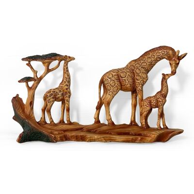 Thorness Giraffe Family Ornament 30cm (L) X 17cm (H) X 6cm (D) - Publicité Thorness Giraffe Family Ornament 30cm (L) X 17cm (H) X 6cm (D) - Publicité