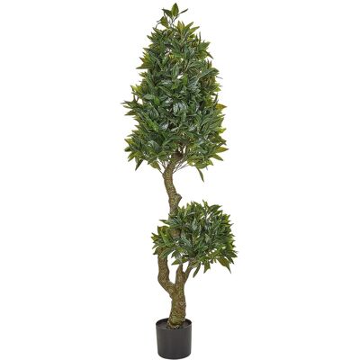 Plant de laurier artificiel Beliani - 160 cm Décoration intérieure - Publicité Plant de laurier artificiel Beliani - 160 cm Décoration intérieure - Publicité