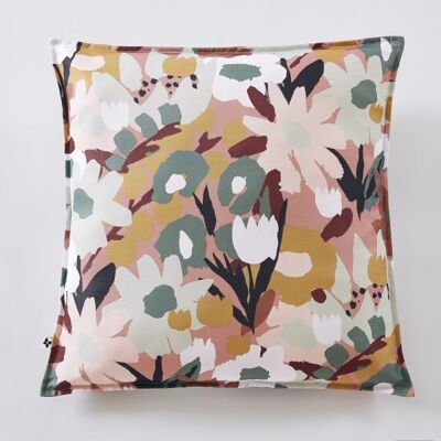 No Brand Housse De Coussin 60x60 Cm Polyester Imprimé + Enduction Léane - Publicité No Brand Housse De Coussin 60x60 Cm Polyester Imprimé + Enduction Léane - Publicité