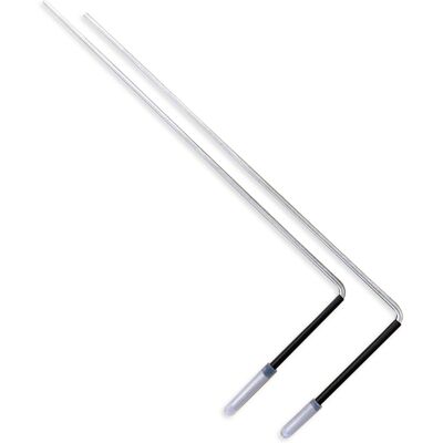Thorness Pair Of Dowsing Diving Rods With Handles And Instructions For Use - Publicité Thorness Pair Of Dowsing Diving Rods With Handles And Instructions For Use - Publicité