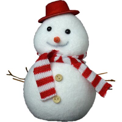 Theme Machine Ornement De Bonhomme De Neige Flocké Pour Décoration De Chambre - 17cm - Publicité Theme Machine Ornement De Bonhomme De Neige Flocké Pour Décoration De Chambre - 17cm - Publicité