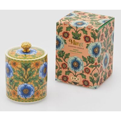 Edg Enzo De Gasperi Bougie Parfumée Ming 10x7cm Orange En Céramique Orange - Publicité Edg Enzo De Gasperi Bougie Parfumée Ming 10x7cm Orange En Céramique Orange - Publicité