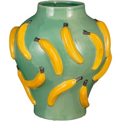 Mica Decorations Moza Vase - H38 X Ø34 Cm - Céramique - Vert Clair - Publicité Mica Decorations Moza Vase - H38 X Ø34 Cm - Céramique - Vert Clair - Publicité