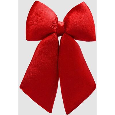 Edg Enzo De Gasperi Décoration Ruban Moyenne Rembourré En Velours Rouge 38x27cm - Publicité Edg Enzo De Gasperi Décoration Ruban Moyenne Rembourré En Velours Rouge 38x27cm - Publicité