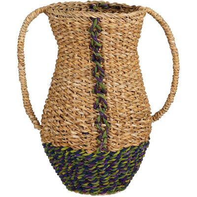 Mica Decorations Cambridge Vase Décoratif - H35 X Ø23 Cm - Vert - Publicité Mica Decorations Cambridge Vase Décoratif - H35 X Ø23 Cm - Vert - Publicité
