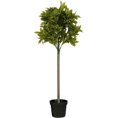 Mica Decorations Laurier Arbre Artificiel - H120 X Ø40 Cm - Vert - Publicité Mica Decorations Laurier Arbre Artificiel - H120 X Ø40 Cm - Vert - Publicité