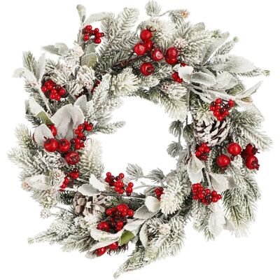 Mica Decorations Belfort Couronne De Noël - Ø40 Cm - Publicité Mica Decorations Belfort Couronne De Noël - Ø40 Cm - Publicité