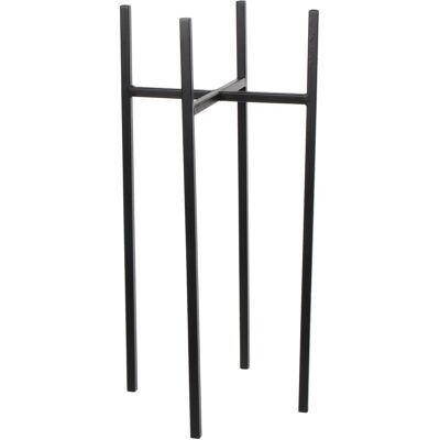 Mica Decorations Ascot Porte-Plante - L24 X L24 X H55 Cm - Métal - Noir - Publicité Mica Decorations Ascot Porte-Plante - L24 X L24 X H55 Cm - Métal - Noir - Publicité