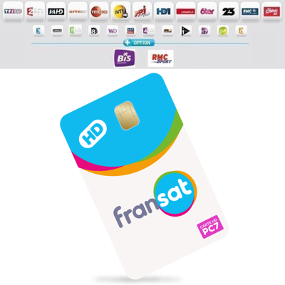Carte Fransat Neuve Hd Pc7 Validité 4 Ans Nouvelle Generation - Publicité Carte Fransat Neuve Hd Pc7 Validité 4 Ans Nouvelle Generation - Publicité