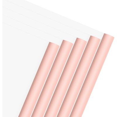 Uxcell Papier D'Emballage Fleuri 21,5\\\" X 21,5\\\" 20 Feuilles Rose Vif/blanc Pour Marque - Publicité Uxcell Papier D'Emballage Fleuri 21,5\\\" X 21,5\\\" 20 Feuilles Rose Vif/blanc Pour Marque - Publicité