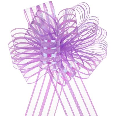 Uxcell 10pcs Gros Noeuds Tirebouchon 4 Po Pour Emballage Cadeau Organza Rose Clair - Publicité Uxcell 10pcs Gros Noeuds Tirebouchon 4 Po Pour Emballage Cadeau Organza Rose Clair - Publicité