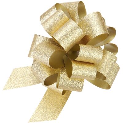 Uxcell 5 Pièces Grands Nœuds À Tirer 4 Pouces Rubans Dorés Pour Emballage Cadeau - Publicité Uxcell 5 Pièces Grands Nœuds À Tirer 4 Pouces Rubans Dorés Pour Emballage Cadeau - Publicité