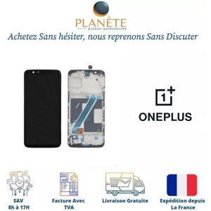Original Ecran Lcd & Vitre Tactile Noir Assemblés Sur Châssis Pour Oneplus 5t - Publicité Original Ecran Lcd & Vitre Tactile Noir Assemblés Sur Châssis Pour Oneplus 5t - Publicité