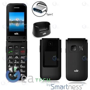 Cdr Cellulaire Gsm 2g C38 Dual Sim Avec Touche Sos Bluetooth Noir - Publicité Cdr Cellulaire Gsm 2g C38 Dual Sim Avec Touche Sos Bluetooth Noir - Publicité