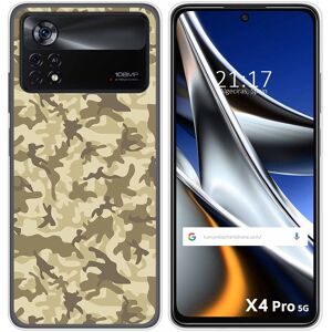 Tumundosmartphone Housse En Silicone Pour Xiaomi Poco X4 Pro 5g Design Sable Camouflage Dessins - Publicité Tumundosmartphone Housse En Silicone Pour Xiaomi Poco X4 Pro 5g Design Sable Camouflage Dessins - Publicité