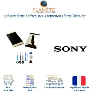 Ecran Complet Lcd & Vitre Tactile Or Pour Sony Xperia Xa1 G3121 G3123 G3125 - Publicité Ecran Complet Lcd & Vitre Tactile Or Pour Sony Xperia Xa1 G3121 G3123 G3125 - Publicité