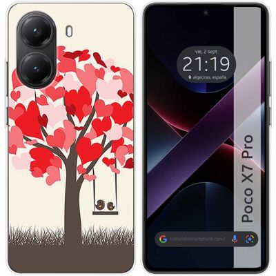 Tumundosmartphone Housse En Silicone Pour Xiaomi Poco X7 Pro 5g Design Oiseaux Dessins - Publicité Tumundosmartphone Housse En Silicone Pour Xiaomi Poco X7 Pro 5g Design Oiseaux Dessins - Publicité