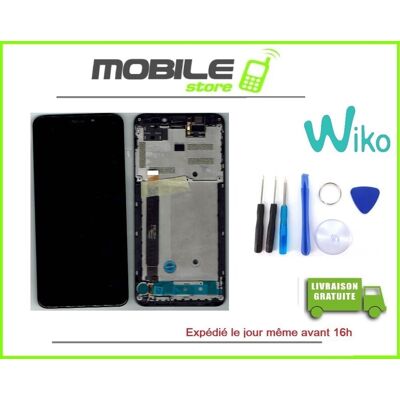 Vitre Tactile + Ecran Lcd + Chassis Original Pour Wiko View + Outils - Publicité Vitre Tactile + Ecran Lcd + Chassis Original Pour Wiko View + Outils - Publicité