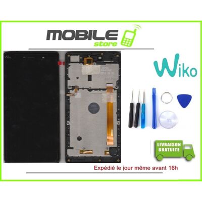 Tactile Noir + Lcd + Chassis Gold Original Pour Wiko Fever 4g + Outils - Publicité Tactile Noir + Lcd + Chassis Gold Original Pour Wiko Fever 4g + Outils - Publicité