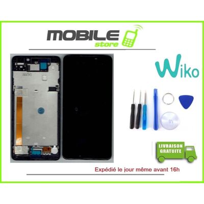 Vitre Tactile + Ecran Lcd + Chassis Original Wiko Lenny 5 + Outils - Publicité Vitre Tactile + Ecran Lcd + Chassis Original Wiko Lenny 5 + Outils - Publicité