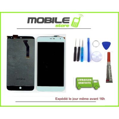 Vitre Tactile + Ecran Lcd Pour Meizu Mx3 Couleur Blanc + Outils + Colle - Publicité Vitre Tactile + Ecran Lcd Pour Meizu Mx3 Couleur Blanc + Outils + Colle - Publicité