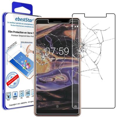 Ebeststar Verre Trempé Nokia Nokia 7 Plus Film Protection Ecran Vitre Anti Casse - Publicité Ebeststar Verre Trempé Nokia Nokia 7 Plus Film Protection Ecran Vitre Anti Casse - Publicité